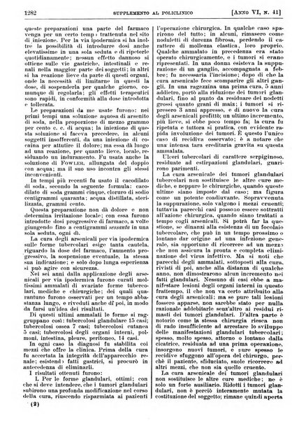 Supplemento al policlinico periodico di medicina, chirurgia ed igiene