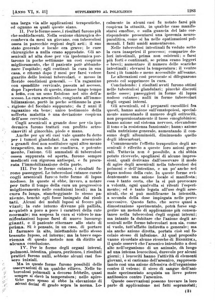 Supplemento al policlinico periodico di medicina, chirurgia ed igiene