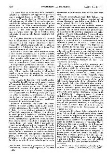 Supplemento al policlinico periodico di medicina, chirurgia ed igiene