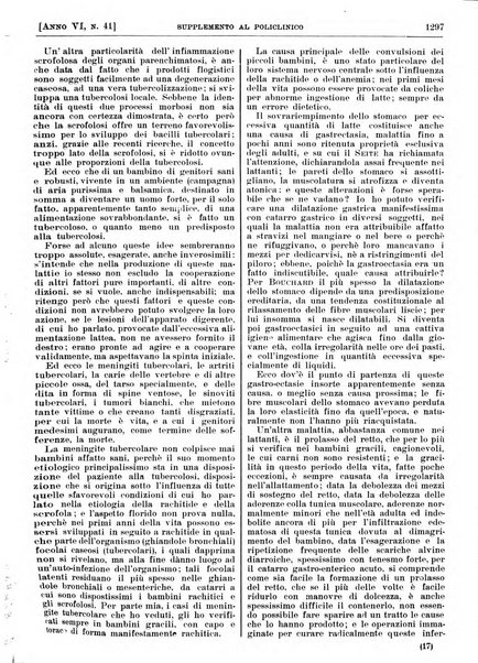 Supplemento al policlinico periodico di medicina, chirurgia ed igiene