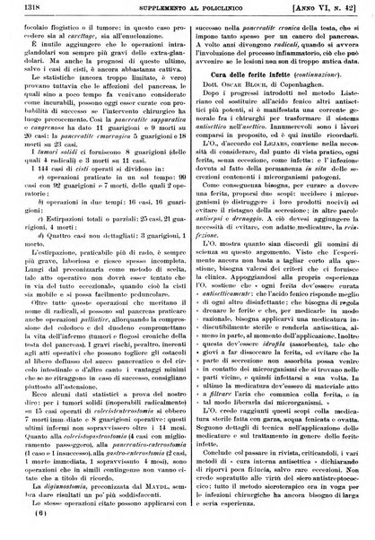 Supplemento al policlinico periodico di medicina, chirurgia ed igiene