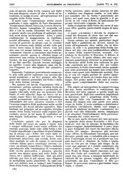 Supplemento al policlinico periodico di medicina, chirurgia ed igiene