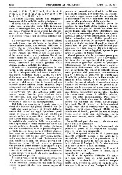 Supplemento al policlinico periodico di medicina, chirurgia ed igiene