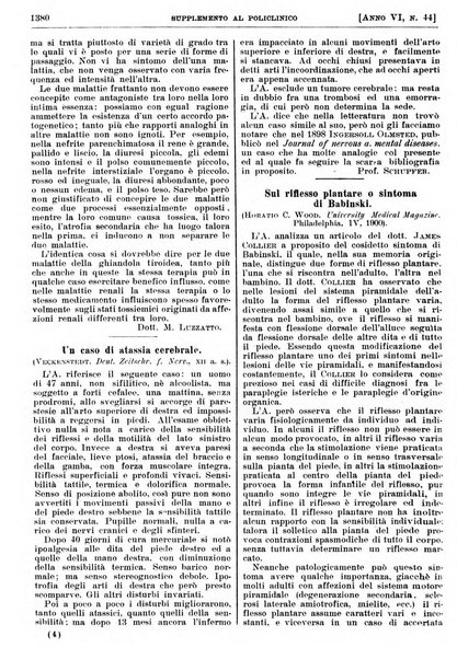 Supplemento al policlinico periodico di medicina, chirurgia ed igiene