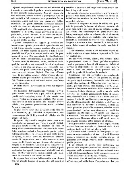 Supplemento al policlinico periodico di medicina, chirurgia ed igiene