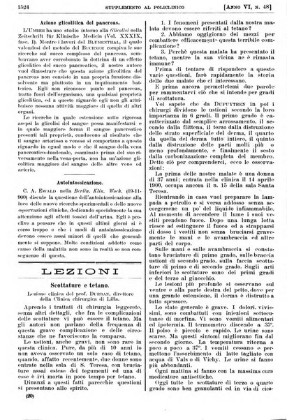 Supplemento al policlinico periodico di medicina, chirurgia ed igiene