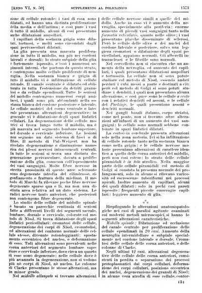 Supplemento al policlinico periodico di medicina, chirurgia ed igiene