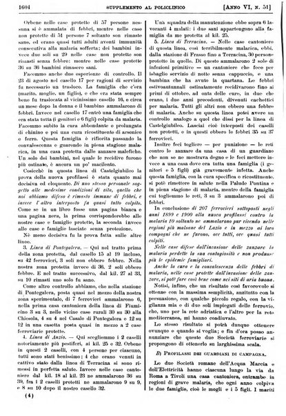 Supplemento al policlinico periodico di medicina, chirurgia ed igiene