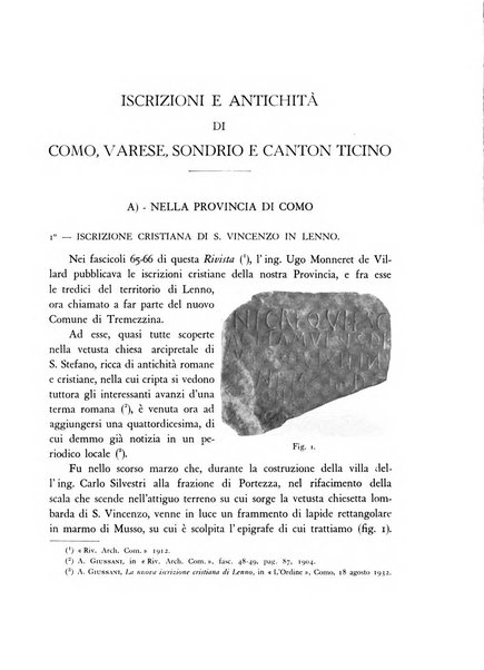 Rivista archeologica dell'antica provincia e diocesi di Como antichità ed arte