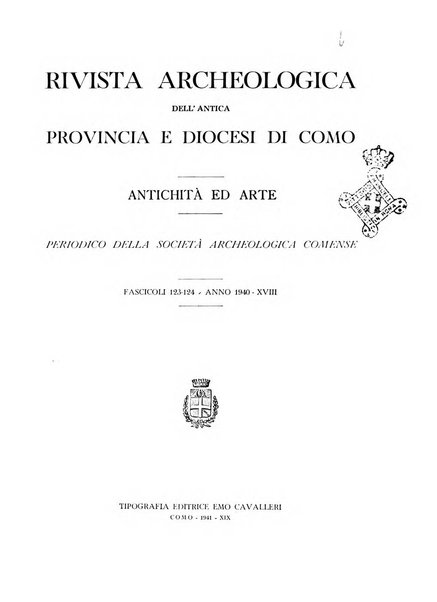 Rivista archeologica dell'antica provincia e diocesi di Como antichità ed arte