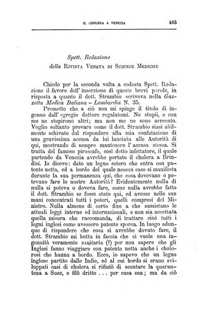 Rivista veneta di scienze mediche organo della Scuola medica dell'Universita di Padova e degli ospitali del Veneto