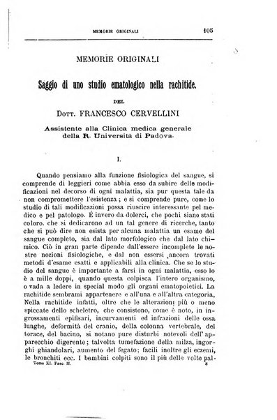 Rivista veneta di scienze mediche organo della Scuola medica dell'Universita di Padova e degli ospitali del Veneto