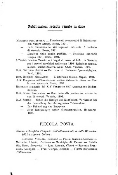 Rivista veneta di scienze mediche organo della Scuola medica dell'Universita di Padova e degli ospitali del Veneto