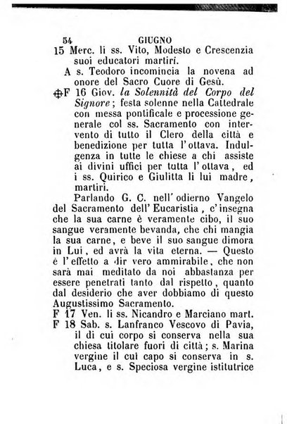 Almanacco sacro pavese