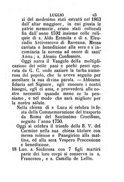 Almanacco sacro pavese