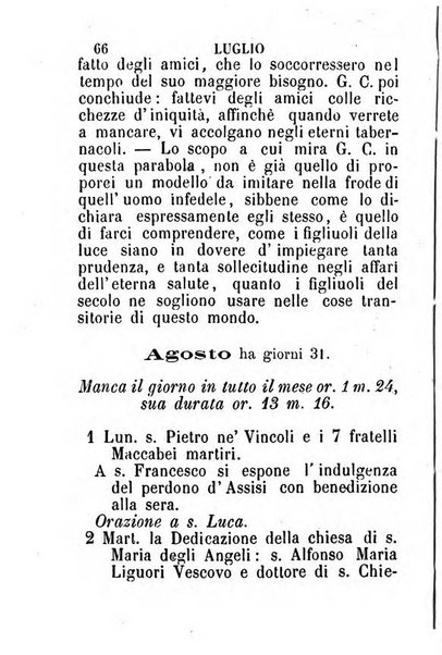 Almanacco sacro pavese