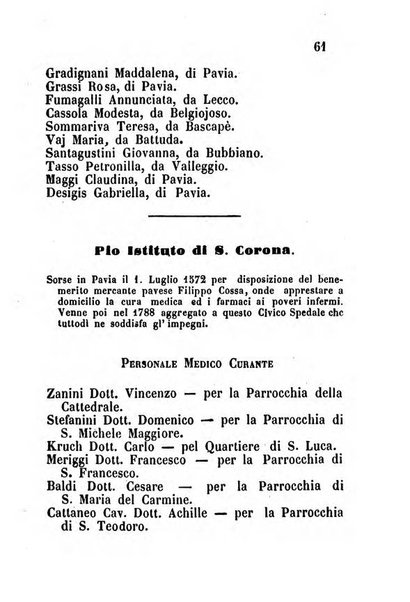 Almanacco sacro pavese