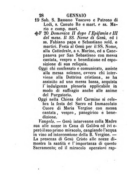 Almanacco sacro pavese