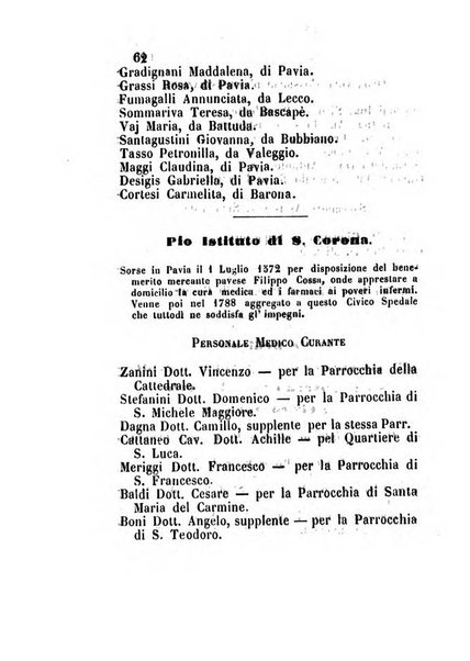 Almanacco sacro pavese