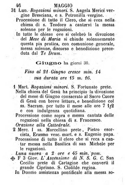 Almanacco sacro pavese