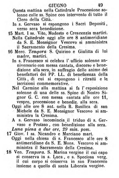 Almanacco sacro pavese