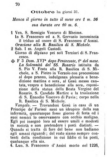 Almanacco sacro pavese