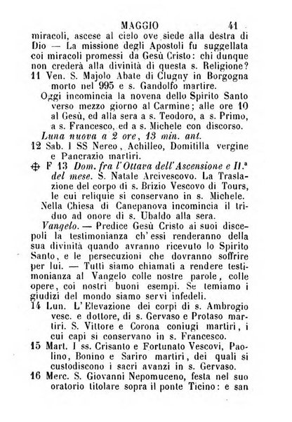 Almanacco sacro pavese