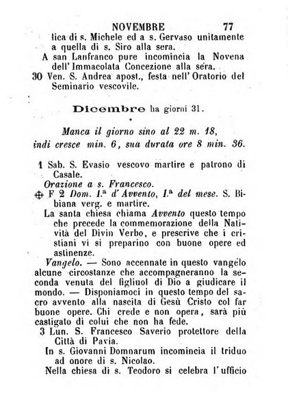 Almanacco sacro pavese