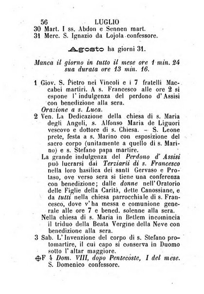 Almanacco sacro pavese