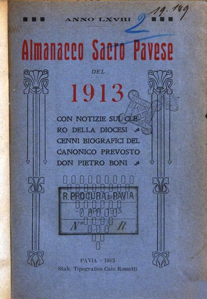 Almanacco sacro pavese