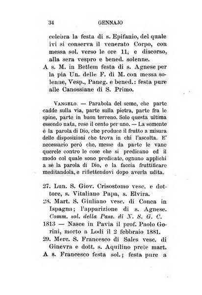 Almanacco sacro pavese