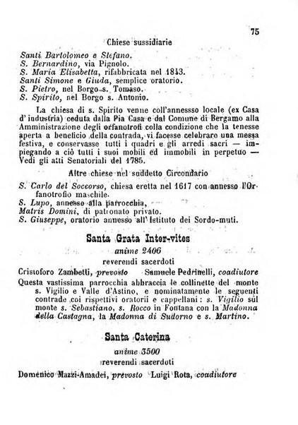 Annuario della citta e provincia di Bergamo