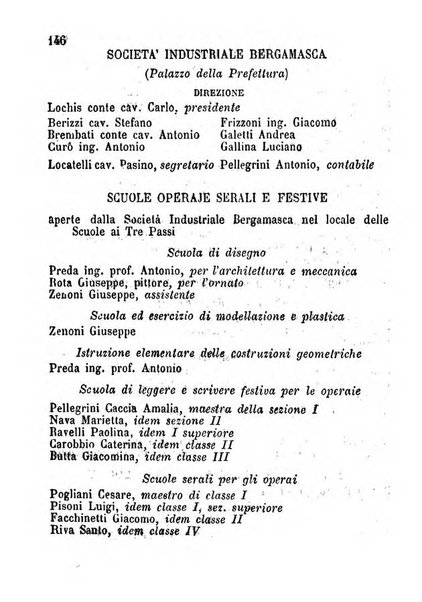 Annuario della citta e provincia di Bergamo