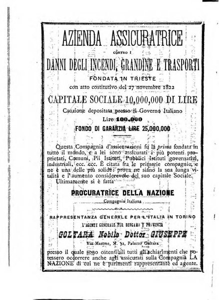 Annuario della citta e provincia di Bergamo