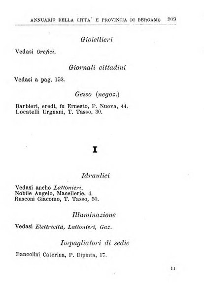 Annuario della citta e provincia di Bergamo