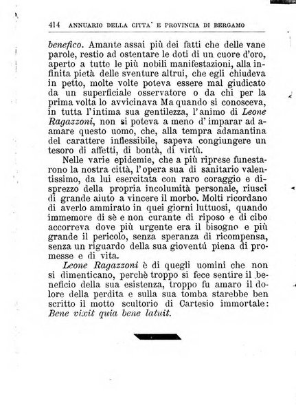 Annuario della citta e provincia di Bergamo