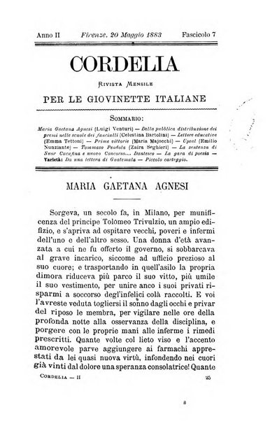 Cordelia rivista mensile della donna italiana