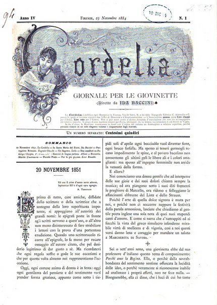 Cordelia rivista mensile della donna italiana