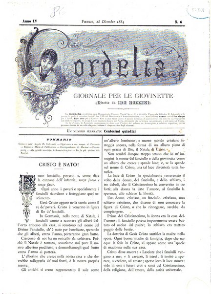 Cordelia rivista mensile della donna italiana