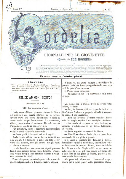 Cordelia rivista mensile della donna italiana