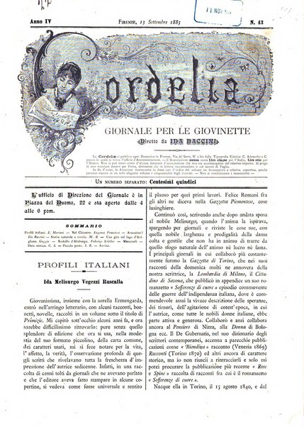 Cordelia rivista mensile della donna italiana