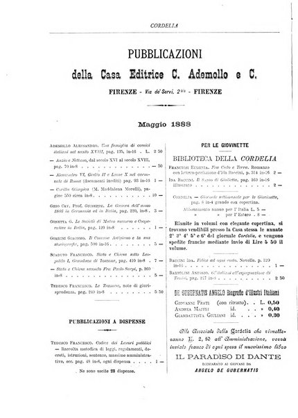 Cordelia rivista mensile della donna italiana