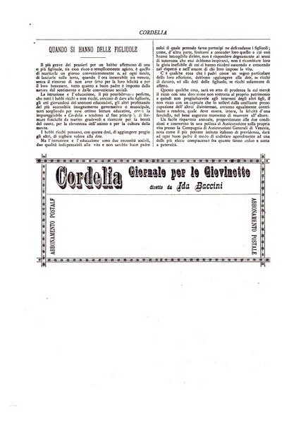 Cordelia rivista mensile della donna italiana