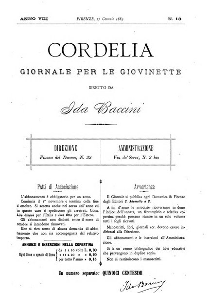 Cordelia rivista mensile della donna italiana