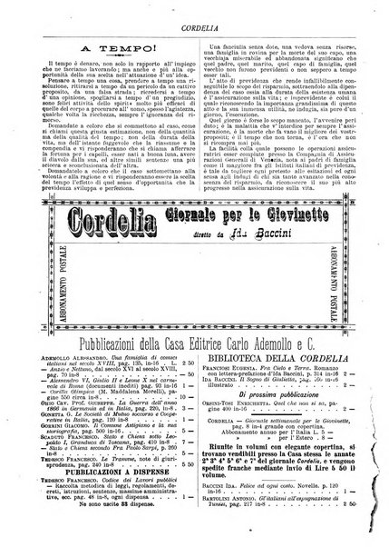 Cordelia rivista mensile della donna italiana