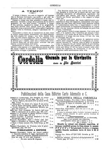 Cordelia rivista mensile della donna italiana