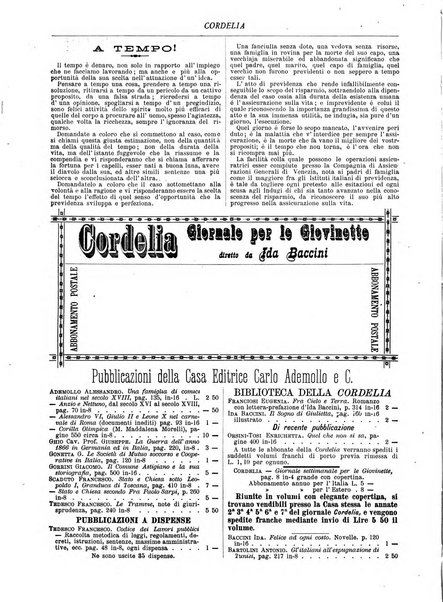 Cordelia rivista mensile della donna italiana