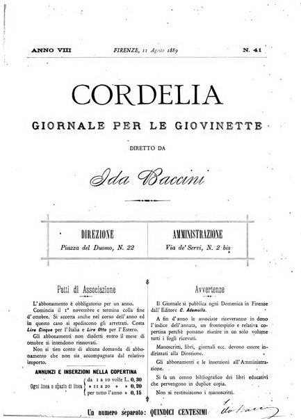 Cordelia rivista mensile della donna italiana