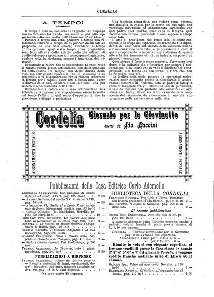 Cordelia rivista mensile della donna italiana