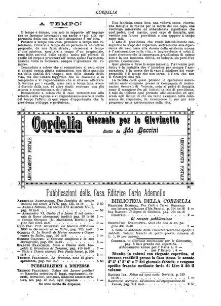 Cordelia rivista mensile della donna italiana